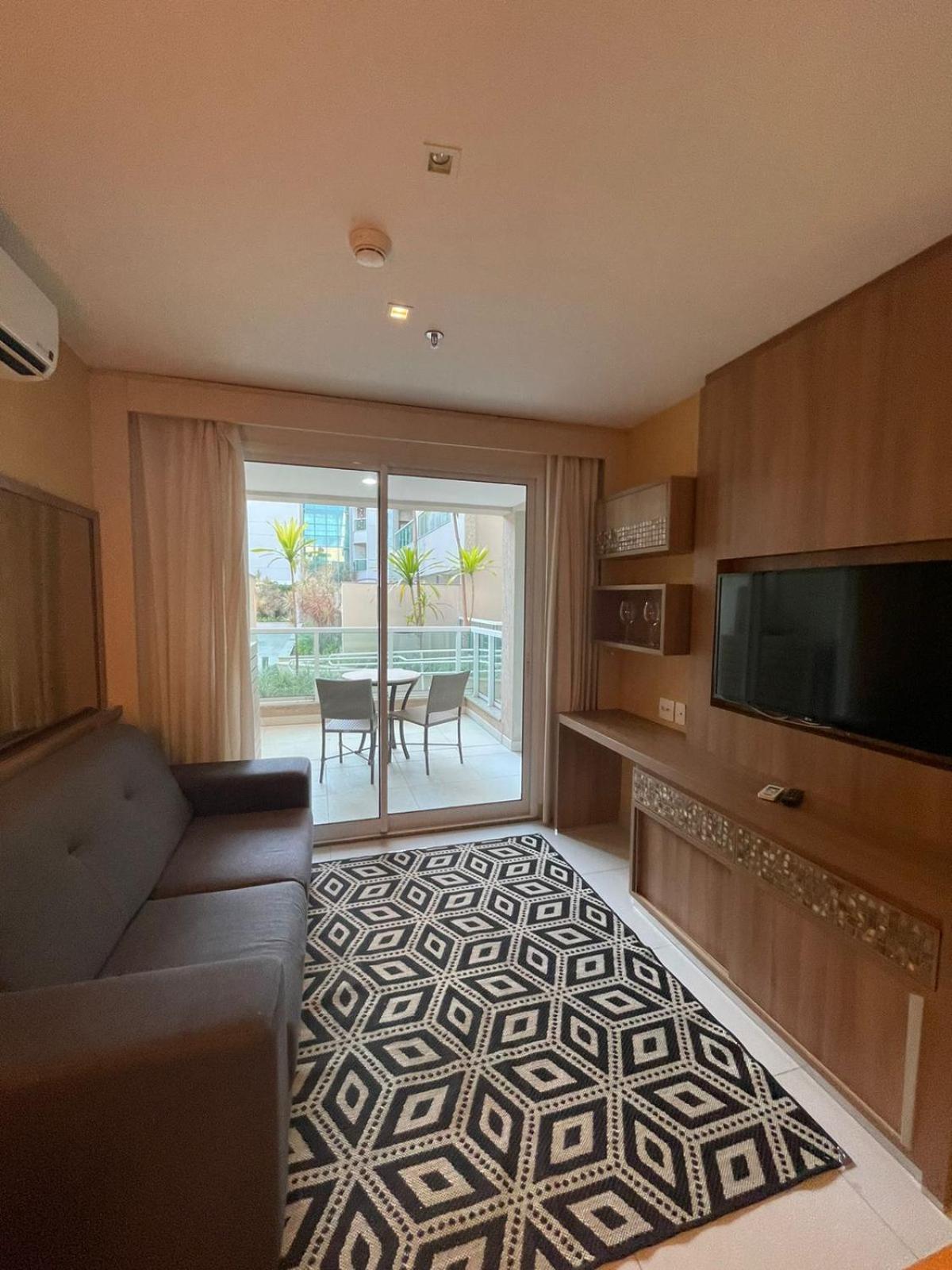 Estiloso Flat Brisas Do Lago Com Terraco Brasília Luaran gambar