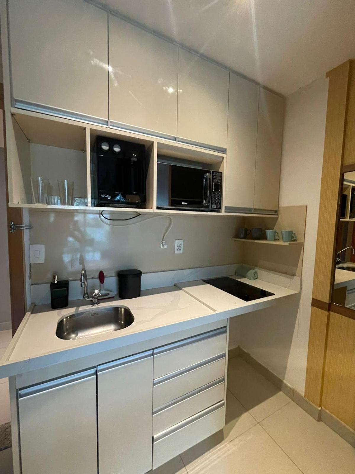 Estiloso Flat Brisas Do Lago Com Terraco Brasília Luaran gambar