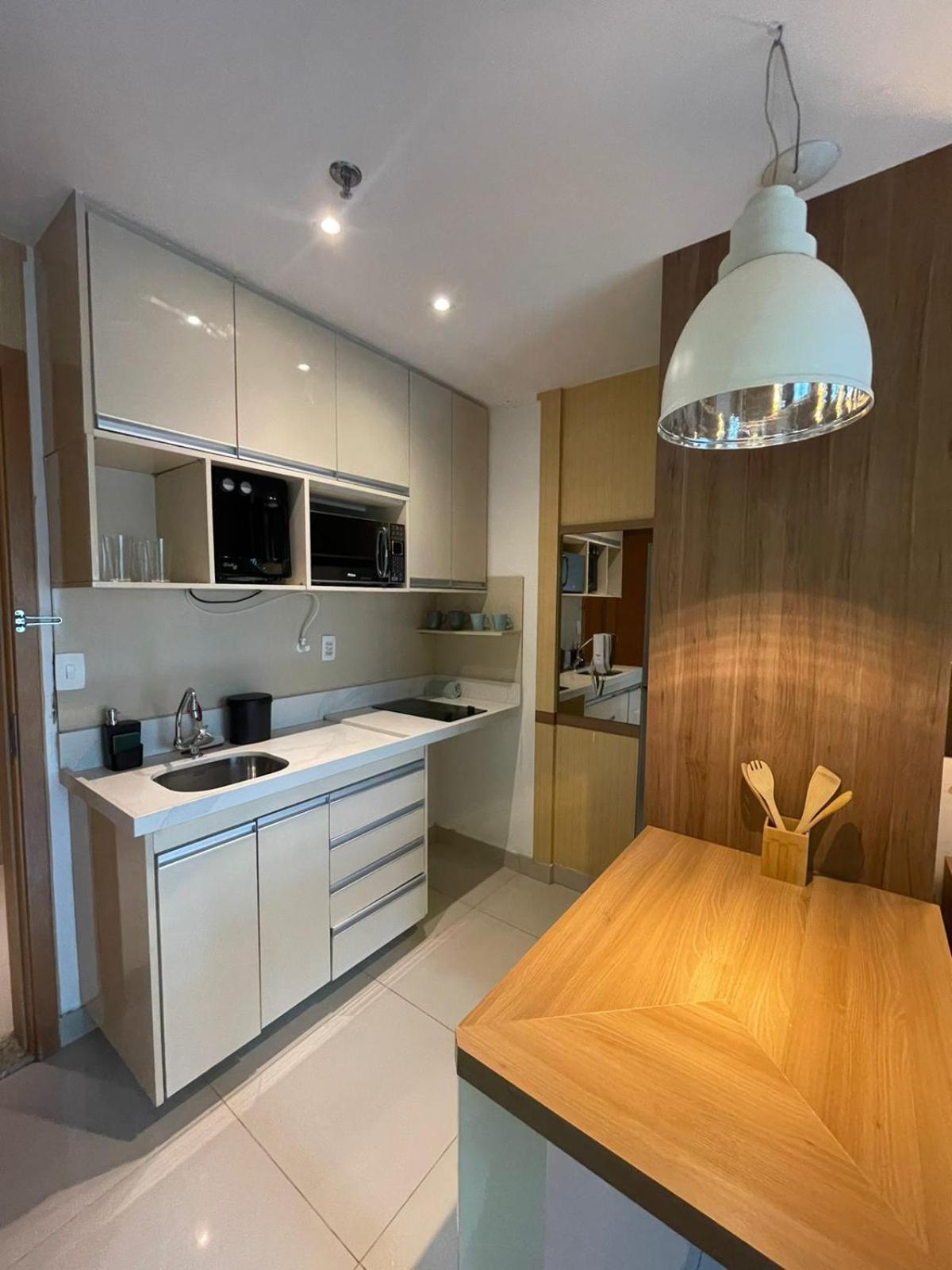 Estiloso Flat Brisas Do Lago Com Terraco Brasília Luaran gambar